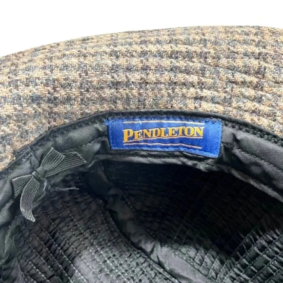 Vintage Pendleton Twill Wool Plaid Bucket Hat - Picture 3 of 4